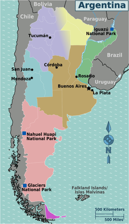 Geographical regions of Argentina
