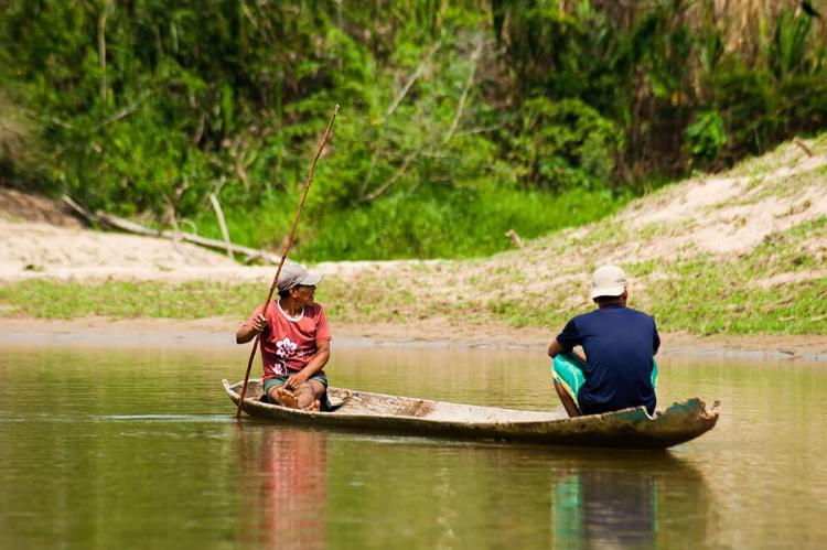 Indigenous Ashaninka on Rio Amônea, Peru