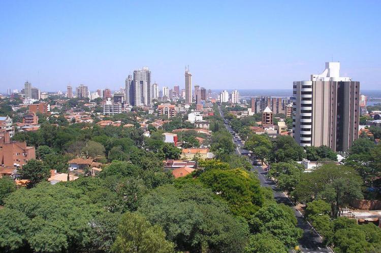 View of Asuncion from the Ministry of National Defense