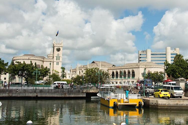 Parliament and Central Bank, Bridgetown, Barbados