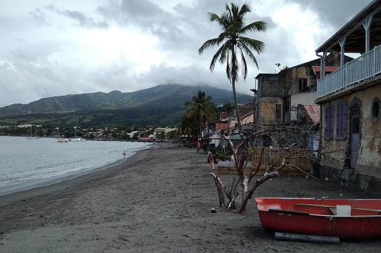 Beach at Saint Pierre, Martinique