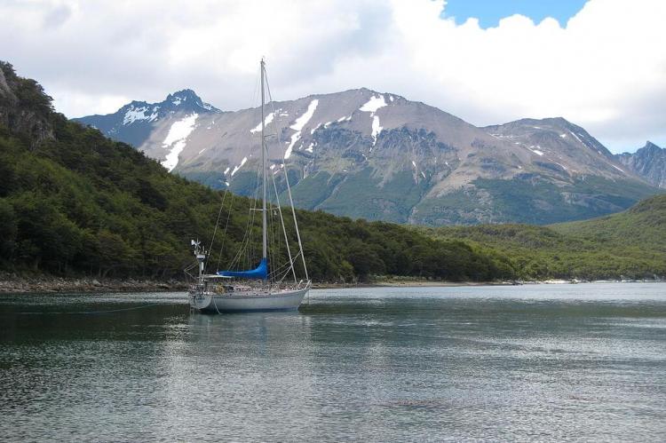 Beagle Channel seen from Tierra del Fuego National Park, Argentina