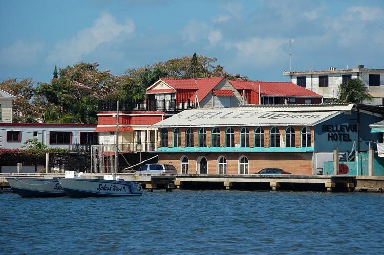 Belize City harbor view
