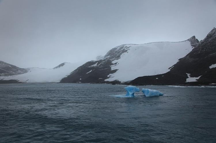 Bergy Bits at Shingle Cove, South Orkney Islands