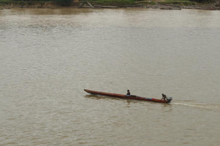 Boat on the Atrato River, Colombia