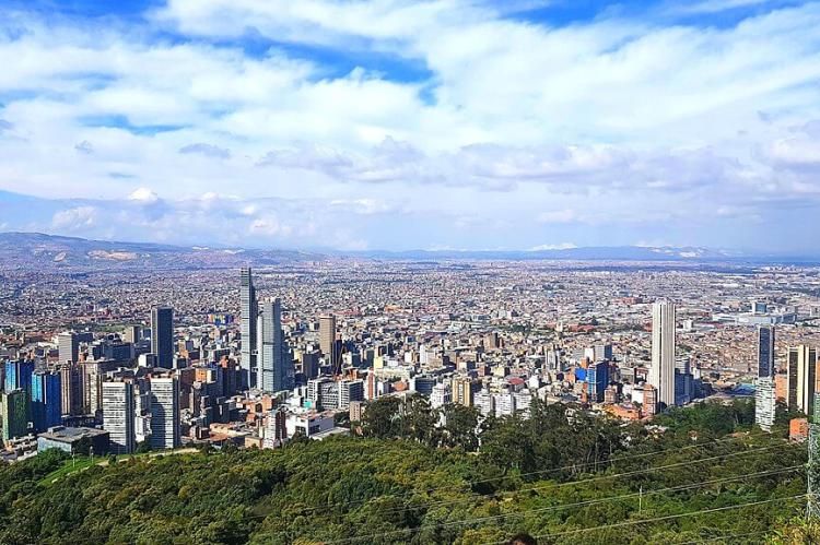 Panorama of Bogotá, Colombia