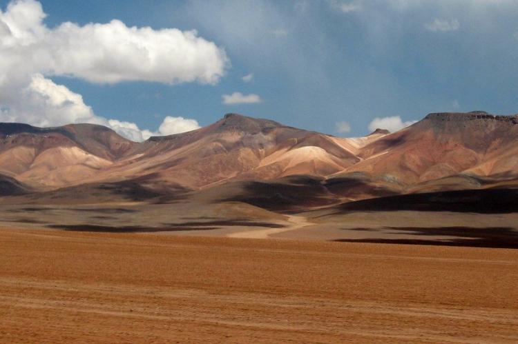 Bolivian Andes panorama