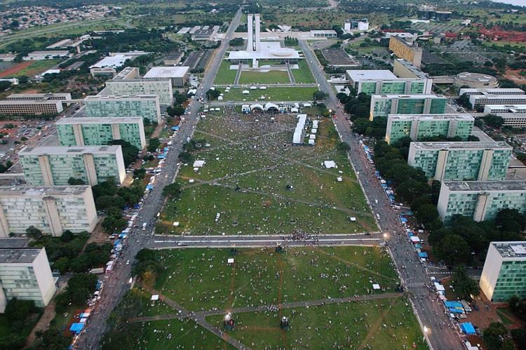 Esplanada dos Ministérios (Ministries Esplanade), Brasília, Brazil
