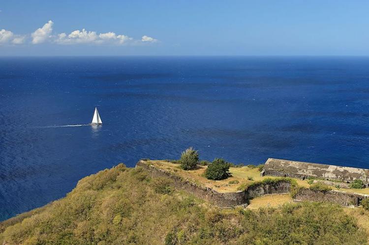 Brimstone Hill Fortress on the island of St. Kitts
