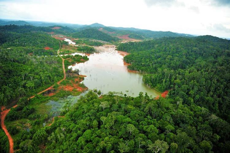 Aerial view, Calçoene, Amapá