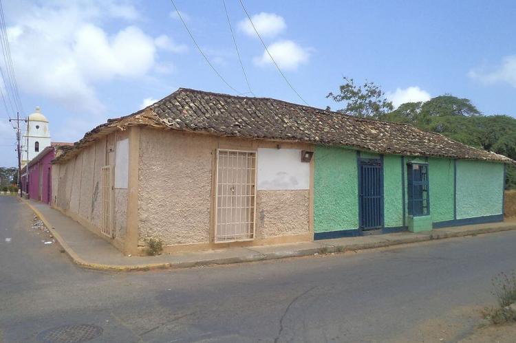 Old mud construction houses located in Pueblo Nuevo, Paraguaná, Falcón state, Venezuela