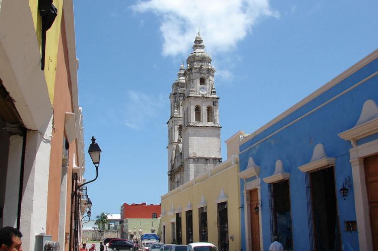 Cathedral of Campeche at 12 street Campeche, Mexico