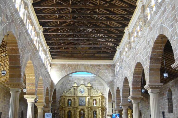 Interior of Cathedral of Immaculate Conception, Barichara