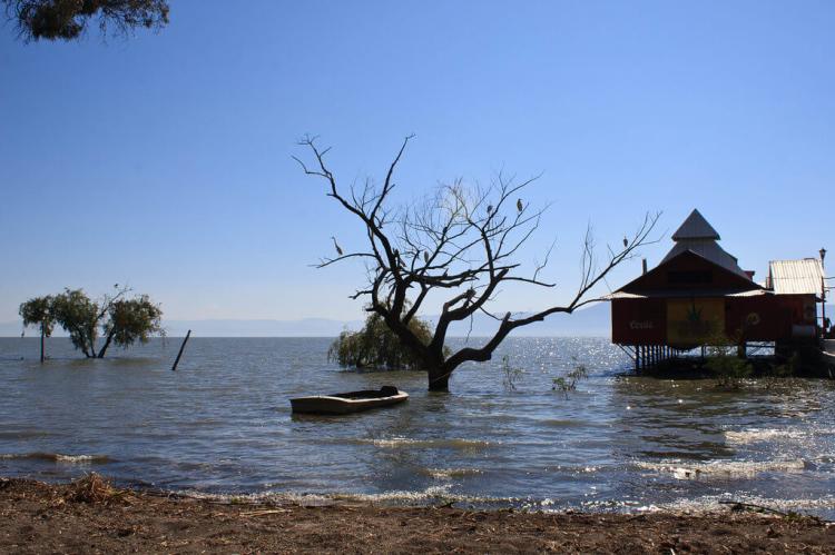 View of Lake Chapala from Yves, Mexico