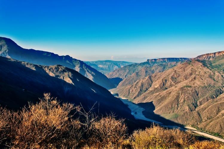 Chicamocha Canyon panorama,  Colombia