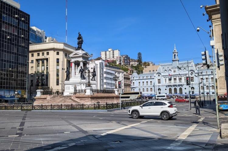 Plaza Sotomayor, Valparaiso, Chile