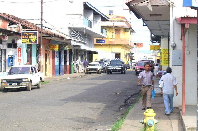 Typical street in Chitré, Panama