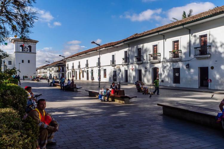 City square, Popayán, Colombia