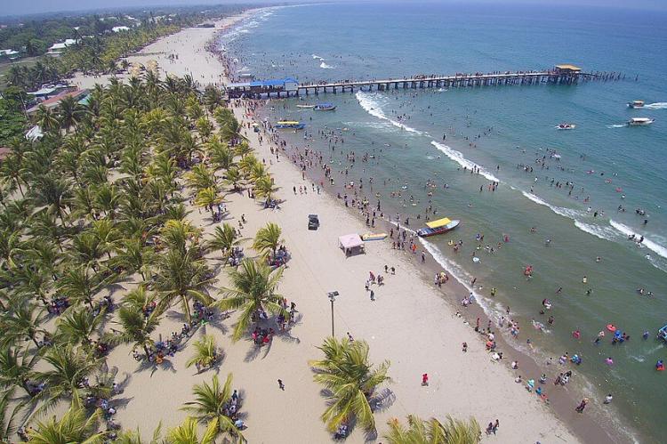 City of Tela, northern Caribbean coast, Honduras