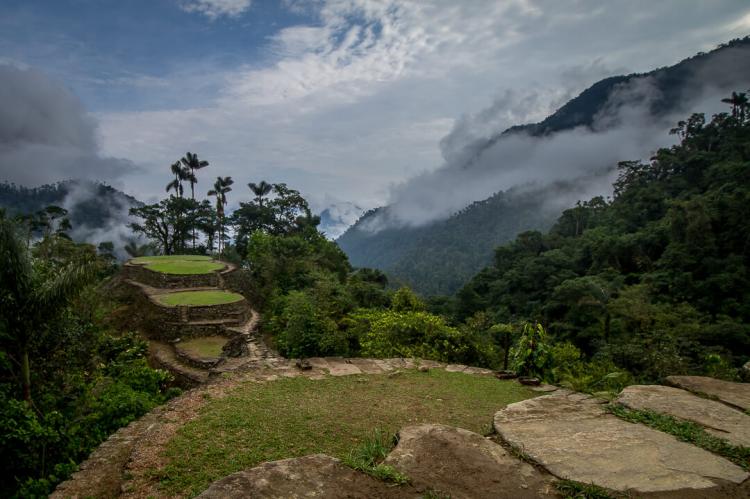 View of Ciudad Perdida, Colombia