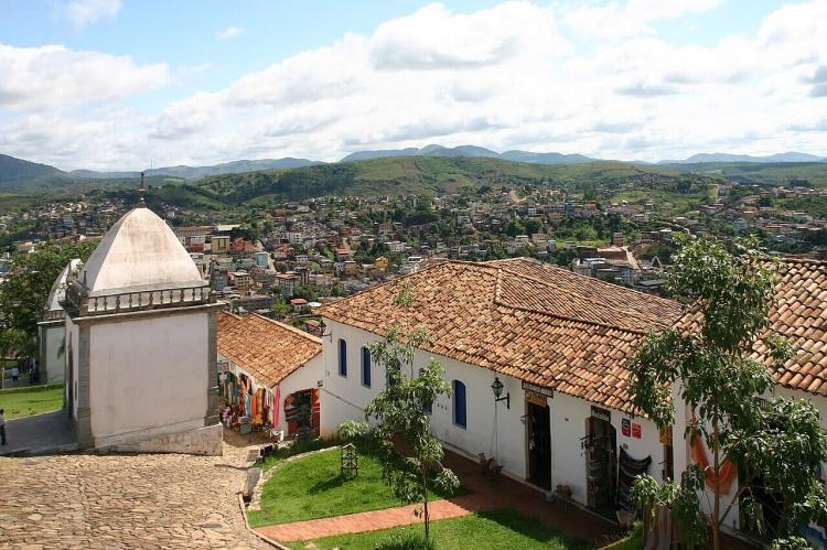 Panorama of Congonhas, Brazil