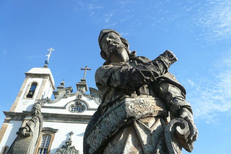 Congonhas prophets, Sanctuary of Bom Jesus de Matozinhos, Brazil