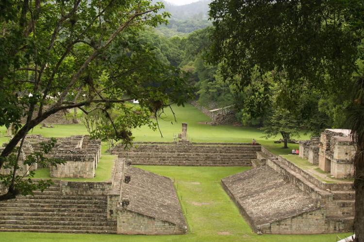 Ball Court - Copán ruins, Honduras