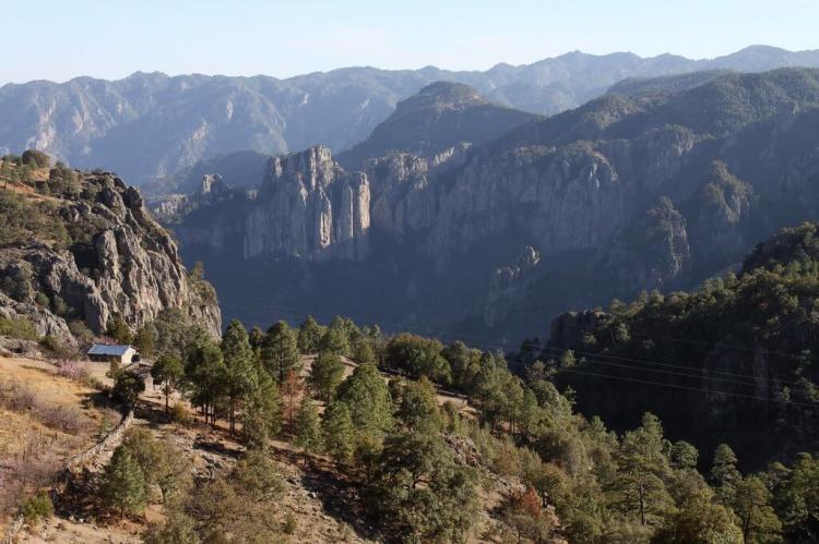 Copper Canyon panorama, Mexico 