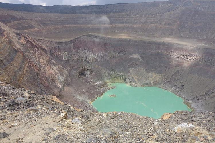 Crater lake of Santa Ana volcano, El Salavador