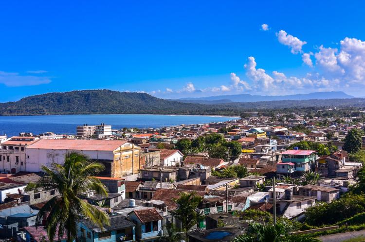 Baracoa, Cuba aerial view