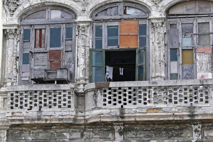 Houses in Old Havana, Cuba