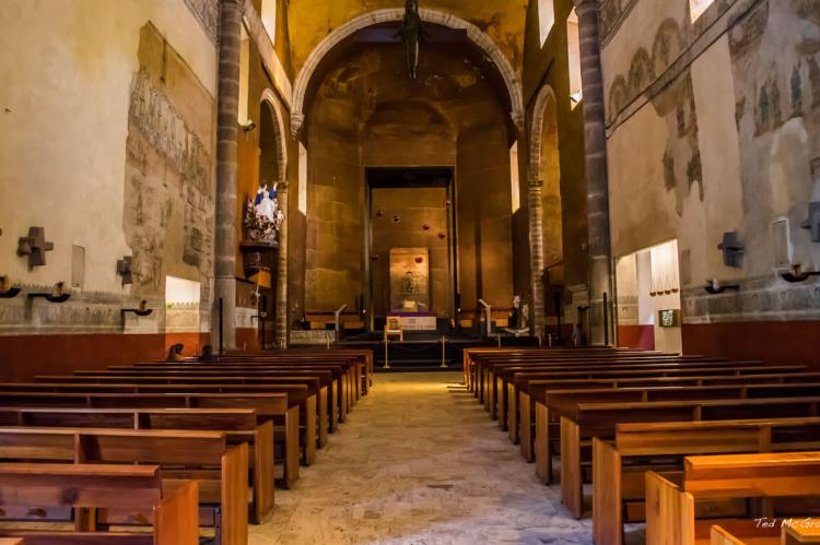 Interior of Cuernavaca Cathedral or former monastery of the Assumption (Catedral de la Asunción de María), Mexico