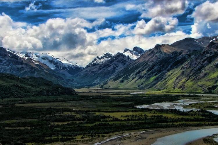 Valley of the Rio de las Vueltas, El Chalten, Patagonia