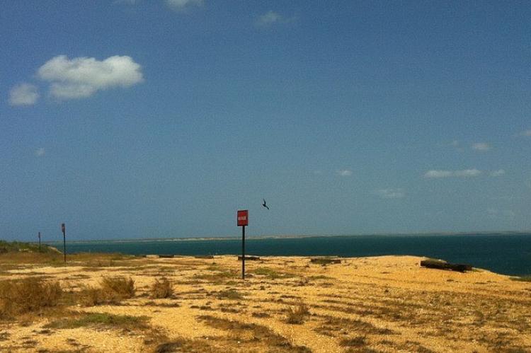 Panorama of Ensenda de Bahía Portete, Colombia