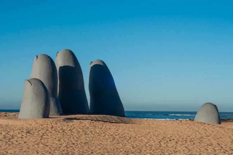 Fingers of Punta del Este in Uruguay
