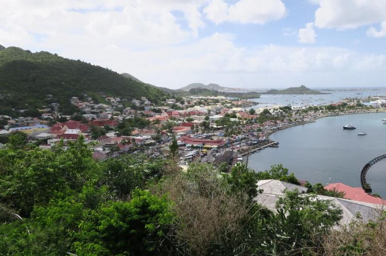 Panorama overlooking Marigot from Fort St. Louis, Saint-Martin