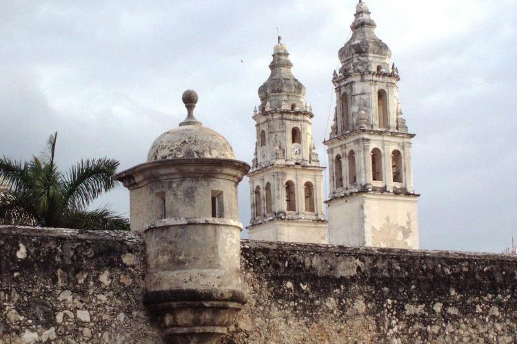 Fort of San Miguel, Cathedral of San Franciso, Campeche (Mexico)