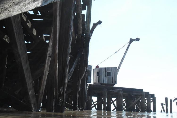 Frigorífico Anglo del Uruguay meatpacking plant factory and port, Fray Bentos, Uruguay