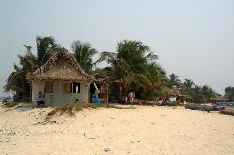 Garifuna Village on Chachauate,  Cayos Cochinos, Honduras