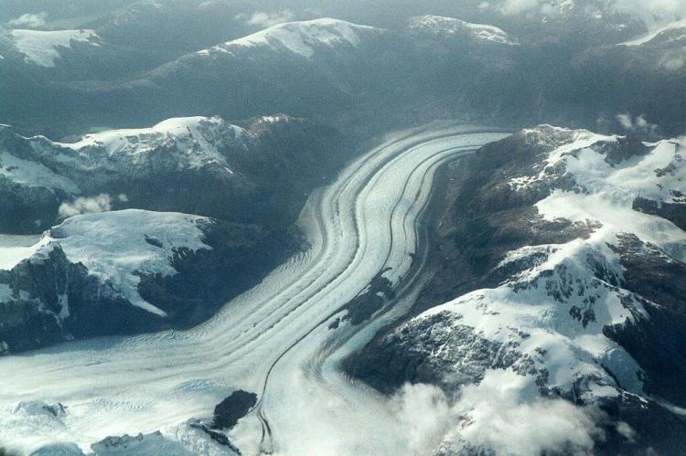 Aerial view of Viedma Blacier, Parque Nacional Los Glaciares, Patagonia - Argentina