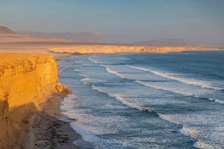 Golden coast of Paracas, Peru