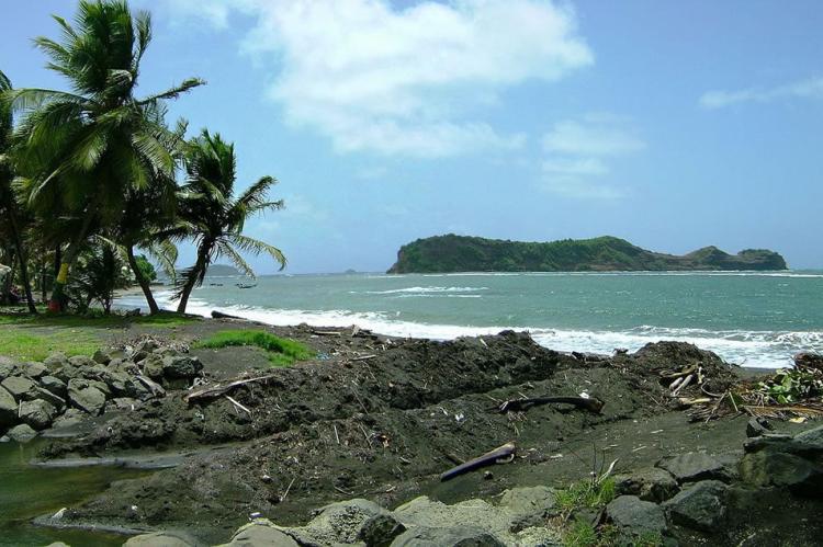 View of St. Andrews Bay and Marquis Island, Grenada