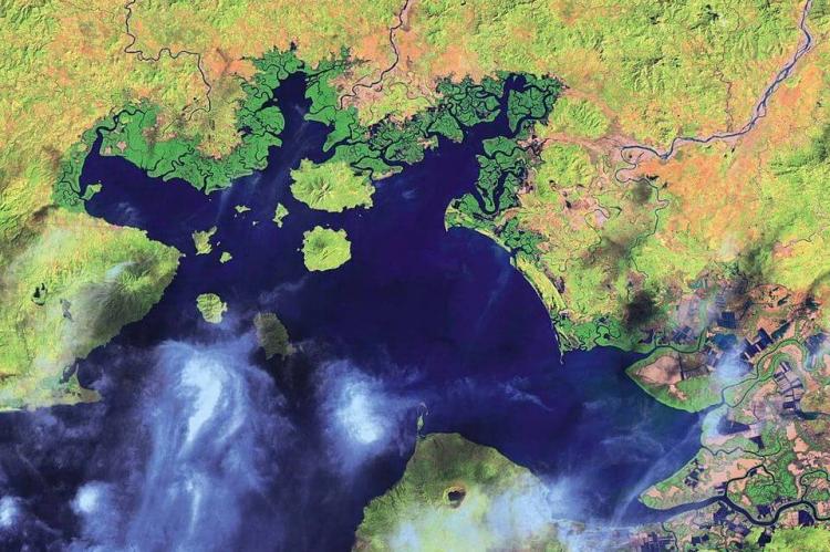 Gulf of Fonseca Satellite Image, National Oceanic and Atmospheric Administration 2001