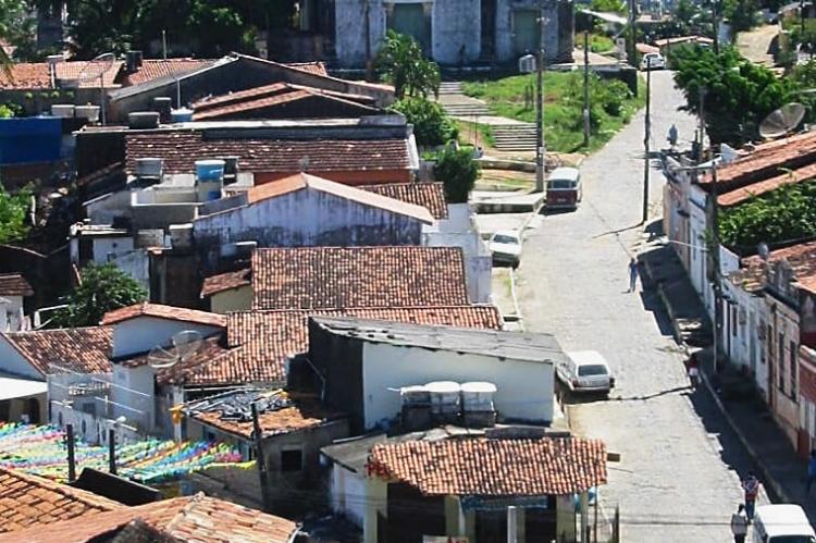 Largo do Amparo, with the Church of São João Batista dos Militares in the background, Olinda, Brazil