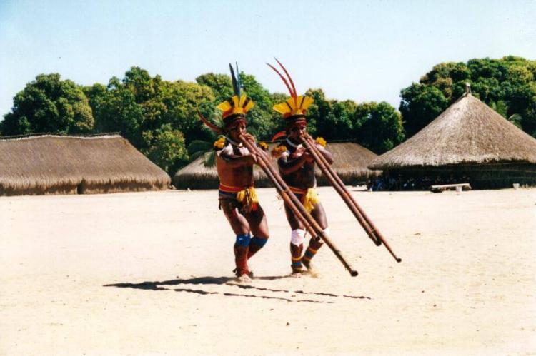Uruá Flute. Kamaiurá Village, Alto-Xingu