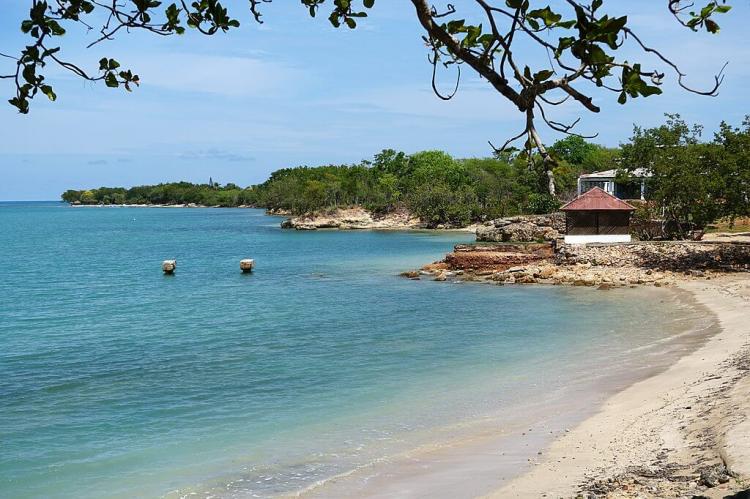 Site where the La Isabela dock and shipyard, La Isabela National Historical and Archaeological Park, was located
