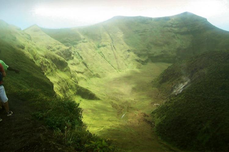 La Soufriere Volcano summit, Saint Vincent and the Grenadines