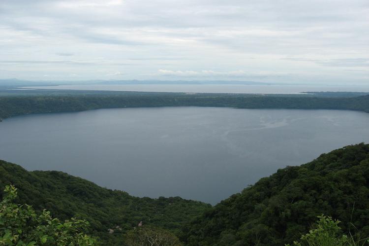 View of Lake Nicaragua from Granada/Masaya area