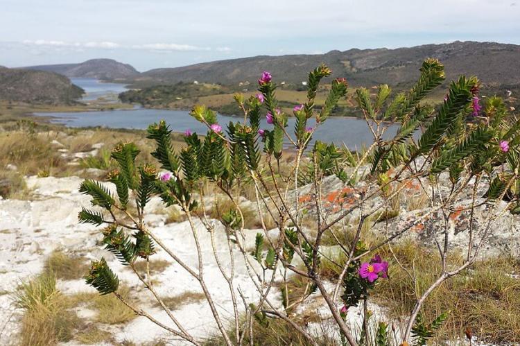 Panoramic view at Lapinha da Serra, Espinhaço Mountains, Minas Gerais, Brazil.