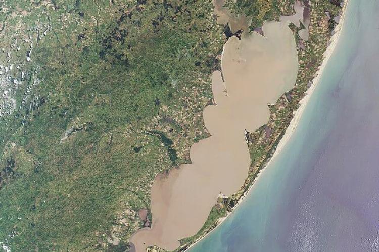 The "Lagoa dos Patos", in the Brazilian state of Rio Grande do Sul